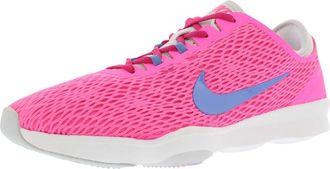 Nike Nike Womens Zoom fit Running Trainers 704658 Sneakers Shoes (UK 5 US 7.5 EU 38.5, Pink Power Polar Fireberry Pure Platinum 600)