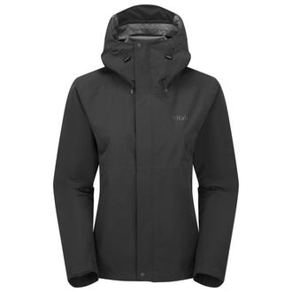 RAB Downpour Jacket Regenjacke f&uuml;r Damen | schwarz