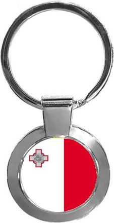 Generic Malta Luxury Round Shaped Metal Keyring In A Gift Box