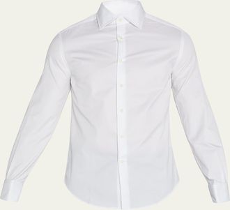 Brunello Cucinelli Mens French-Cuff Tuxedo Dress Shirt
