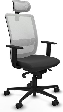 Piqueras y Crespo Silla De Oficina Piqueras Y Crespo Haches Negro Espuma Alta Densidad