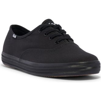 Keds Champion Sneaker in Black/Black at Nordstrom, Size 5.5