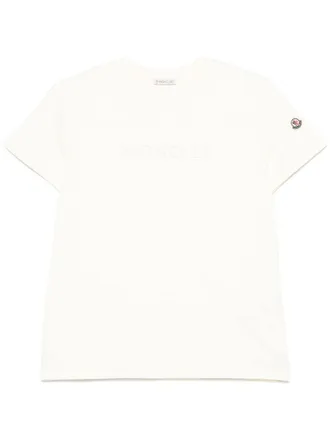 Moncler Logo Cotton T-Shirt-Donna