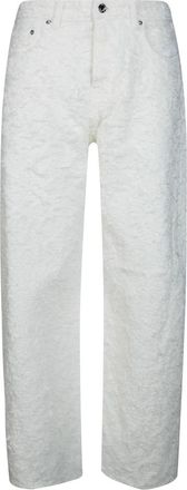 Haikure Clyde Double Fur Denim - Dames - Regular Fit Jeans - Wit - W25 - Denim - Jeans