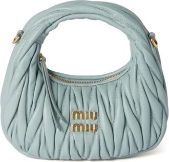 Miu Miu Wander mini bag - women - Lambskin - OS - Green