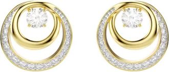 Swarovski Hyperbola Gold-Tone Plated Stud Earrings