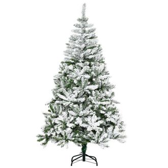 HOMCOM &Aacute;rbol de navidad 105x105x180 cm verde
