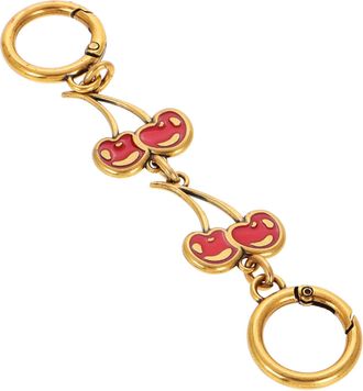 Yarnow Adjustable Cherry Bag Chain Strap Extender for Women S Tote and Shoulder Bags Replacement Purse Chain Accessory Stylish Red Fruit Charm Extension for 