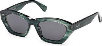Max Mara MM0169 98A Womens Sunglasses Green Size 54