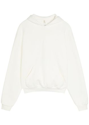 SKIMS Cotton-fleece Classic Hoodie - Off White - L (UK16-18)