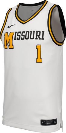 Nike Missouri Basketball Nike Mens College Replica Jersey in White | P32818MISR25-WHT