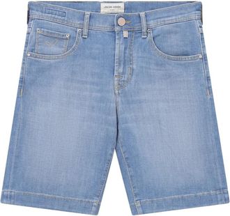Jacob Cohen Denim Shorts - Heren - Denim shorts - Blauw - W40 - Denim - Korte Broeken