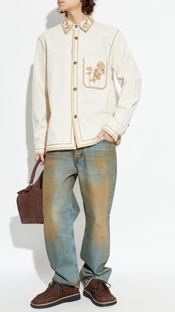 Isabel Marant Jacket Rudy, Mens, Cream