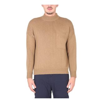 Ten c Turtlenecks, male, Beige, Size: XL Maglia Collo Alto