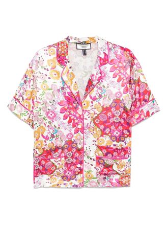 Nissa printed shirt - women - Viscose - 40 - Pink