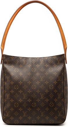 Louis Vuitton 2002 Looping GM schoudertas met monogram - Bruin