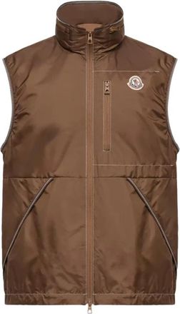Moncler Tassen - Heren - Bodywarmers - Bruin - 2XL - Jassen