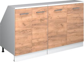 Vicco Conjunto De Armarios Para Techo Inclinado Rion, Roble Dorado, 140 Cm Lote De 2 Carcasas De Armario 60 Cm De Profundidad, Vicco