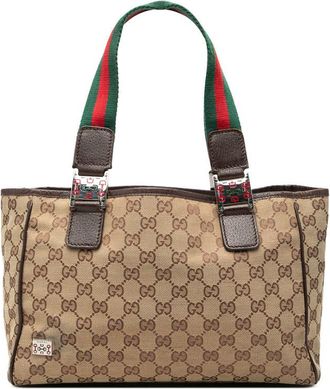 Gucci Pre-owned Gucci GG Canvas Web Pop Tote Ladies DV44M5YVEUQHA88M