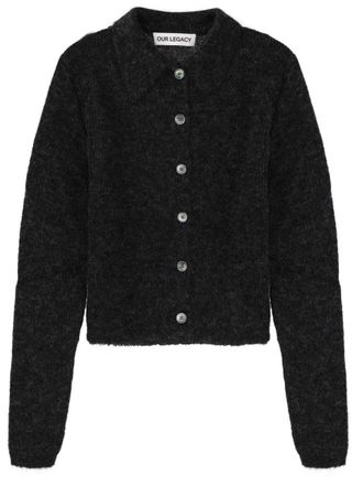 Our Legacy Mazzy Cropped Alpaca-Blend Cardigan