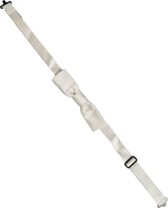Dolce & Gabbana Silk Pre-Tied Bow Tie - White