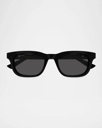 Gucci Men & apos;s GG2248S The Wirecore Recycled Acetate Square Sunglasses