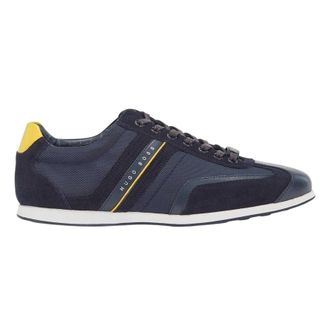 HUGO BOSS Heren Stiven leren veterschoenen (Marine)