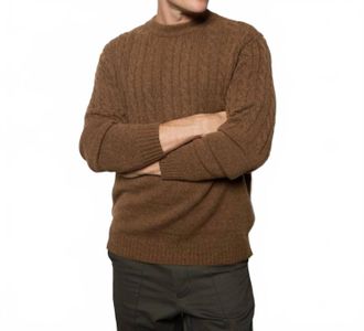 Cesar Casier Colorado Wool Sweater In Havana Brown
