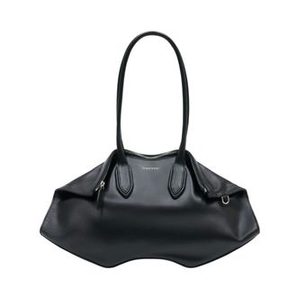 Alexander McQueen Manta Shoulder Bag - female - Alexander McQueen - Shoulder Bags - Black - ONE SIZE - Bags