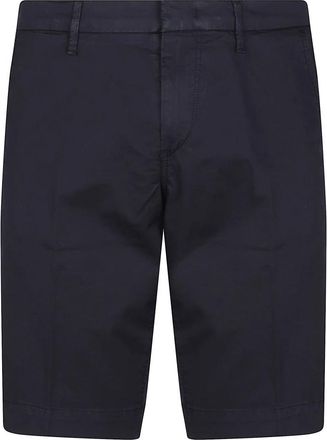 Fay Korte Broeken, Heren, Blauw, W33, Chino Slim Fit Short