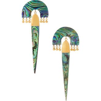 Freya Rose Myla Verde Earrings in Gold at Nordstrom