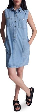 Mavi Simla Denim Dress in Light Blue Gold at Nordstrom, Size X-Small