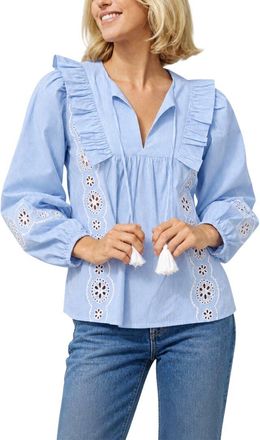 Sail to Sable Sail To Sable Ruffle Front Top
