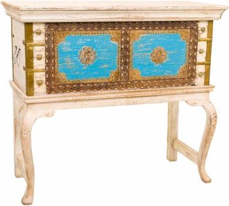 Wanderlust Deco Wanderlust Deco - Ba&uacute;l Alto De Madera Marr&oacute;n 90x40x80