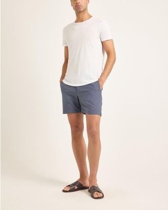 Orlebar Brown Ob T Tailored Fit Crew Neck T-Shirt in White at Nordstrom, Size Xxx-Large