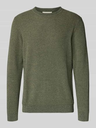Selected Regular Fit Pullover aus reiner Baumwolle Modell ROSS in Oliv, Größe XXL