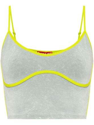 Diesel T-Wow tank top - women - Viscose - S - Grey