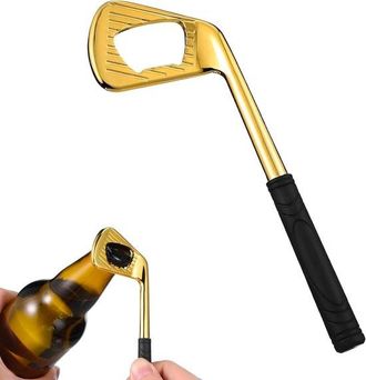 OEM Abrebotellas Con Forma De Palo De Golf - Abrebotellas Dorado - Abrebotellas Met&aacute;lico Port&aacute;til Para Aficionados Al Golf Y Uso Dom&eacute;stico
