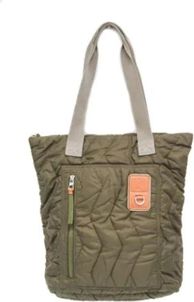 Loewe Vintage, unisex, Groen, ONE Size, Nylon, Pre-owned Nylon shoulder-bags