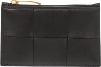 Bottega Veneta Pre-owned Card case - Dames - Vintage Accessoires - Zwart - ONE Size - Leer - Vintage