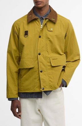 Barbour Icons Spey Nylon Jacket in Amber Green at Nordstrom, Size X-Large