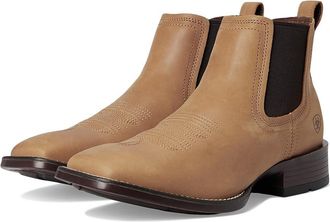 Ariat Booker Ultra Western Boots Mens Shoes Charro Tan : 10.5 D - Medium, Leather