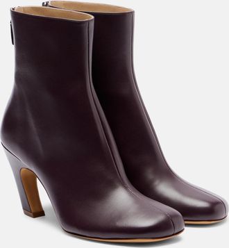Le Monde Beryl Le Monde B&eacute;ryl Mica 80 leather ankle boots