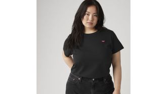 Levi's The Perfect Tee (Plus Size) - Womens - 1X - Black