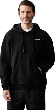 Rossignol Hero Hoodie - Heren - Sportshirts - Zwart - S - Katoen - Fitness
