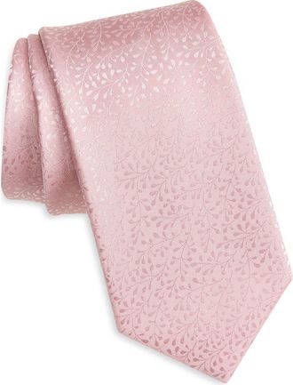 Calvin Klein Baker Floral Tie in Pink at Nordstrom Rack