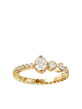 Sophie Bille Brahe 18kt geelgouden Ensemble de Sky ring met diamant
