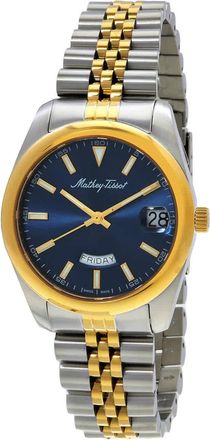 Mathey-Tissot Mathy Day-Date Quartz Blue Dial Ladies Watch D510BBU