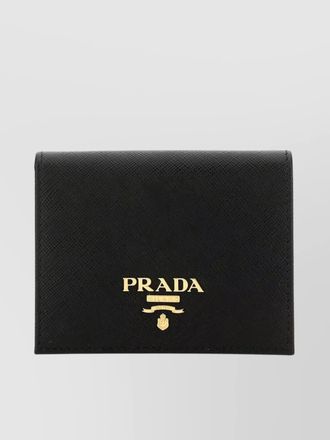 Prada textured finish leather wallet