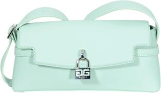 Ga&euml;lle Paris Mint Schoudertas met Logoslot - Dames - Schoudertassen - Groen - ONE Size - Tassen